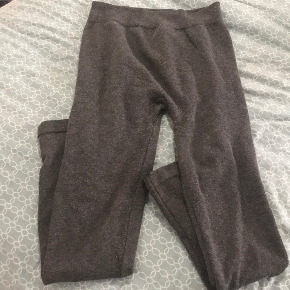 Plus Size/Maternity fleece leggings